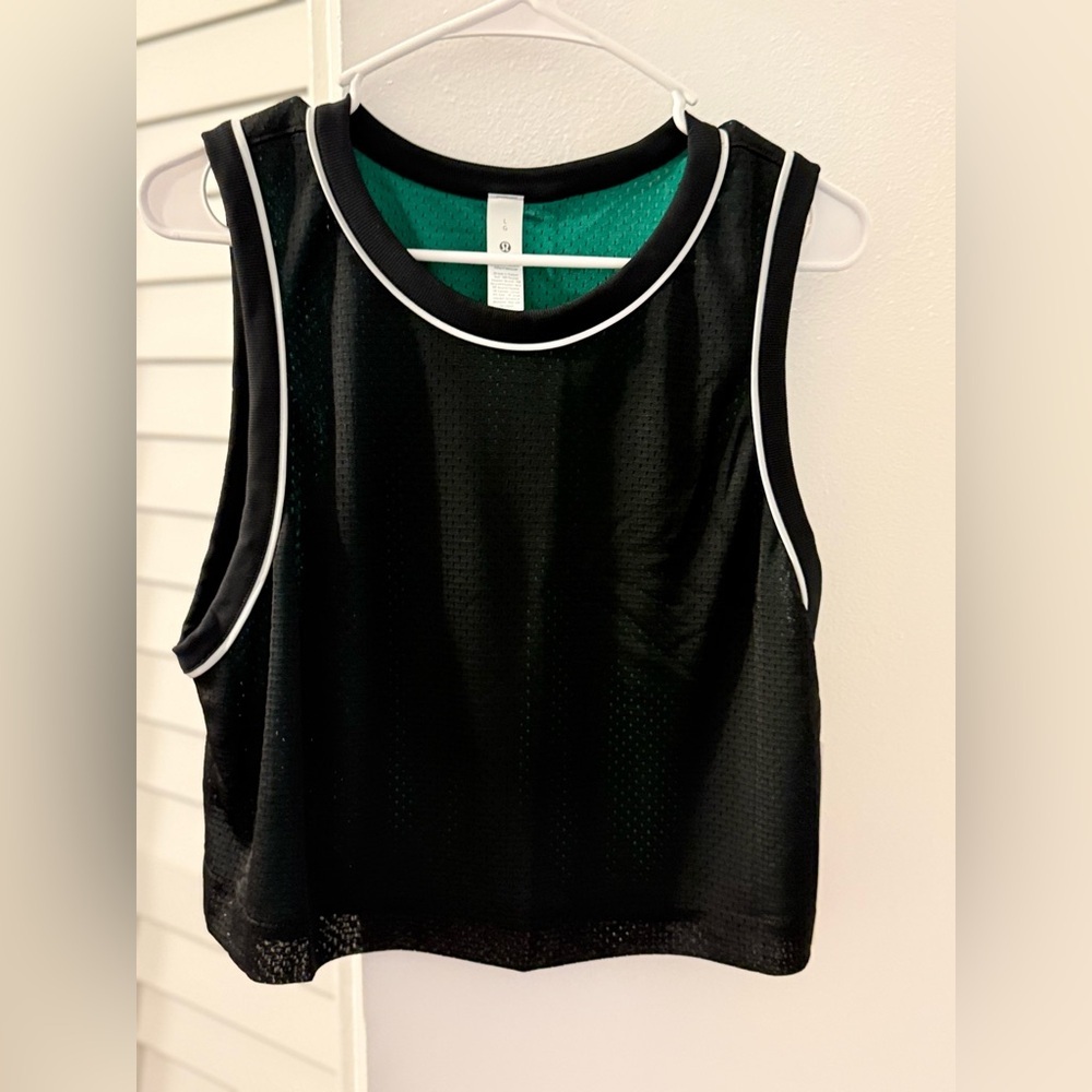 Lululemon Reversible Double Layer Mesh Tank NWT 2-in-1 Athletic Top Size Large